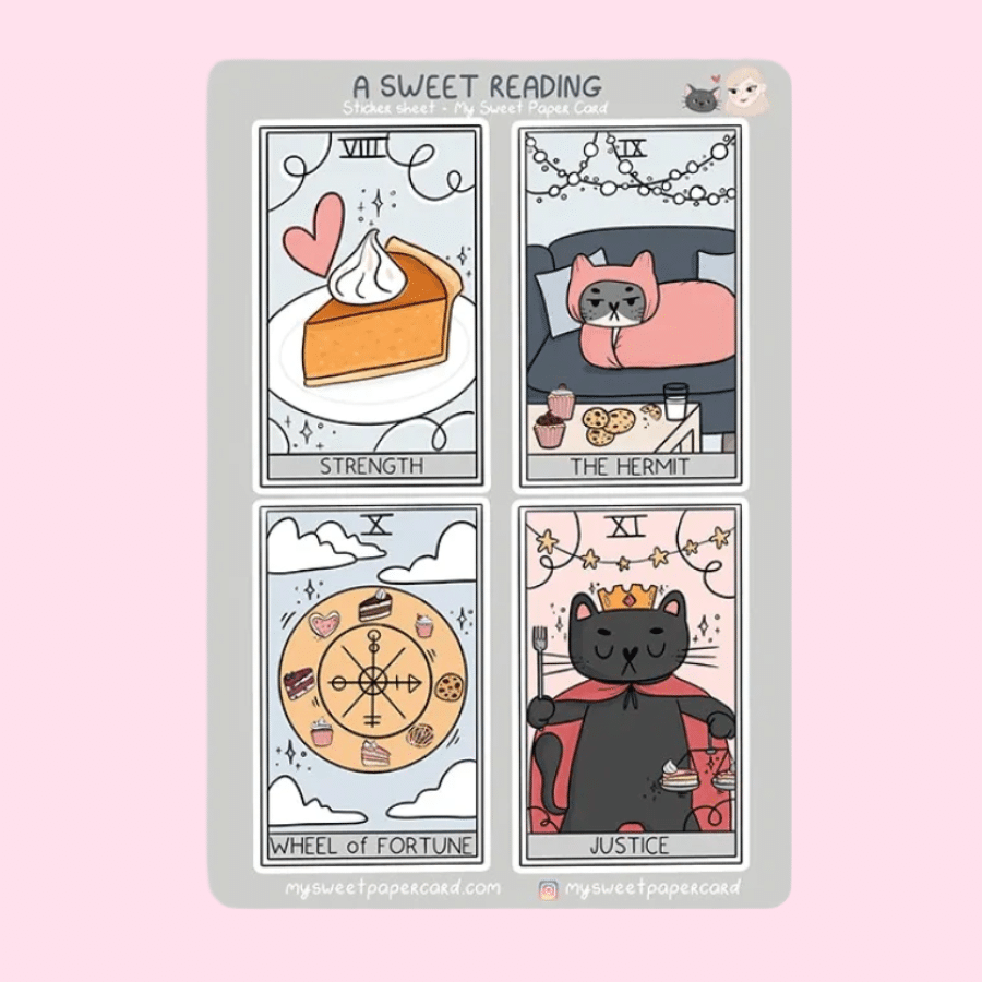 My Sweet Paper Card • Tarra-arkki • A Sweet Reading