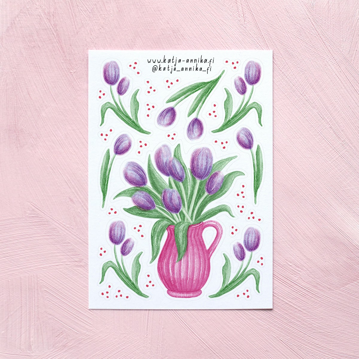 Katja-Annika • Tarra-arkki Tulppaanit