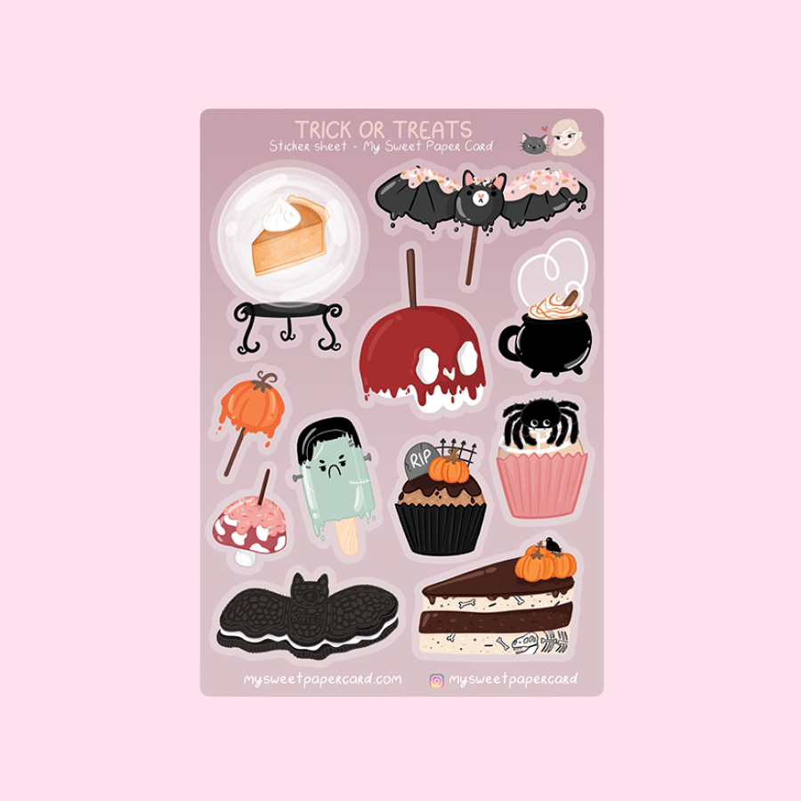 My Sweet Paper Card • Tarra-arkki • Trick or Treats