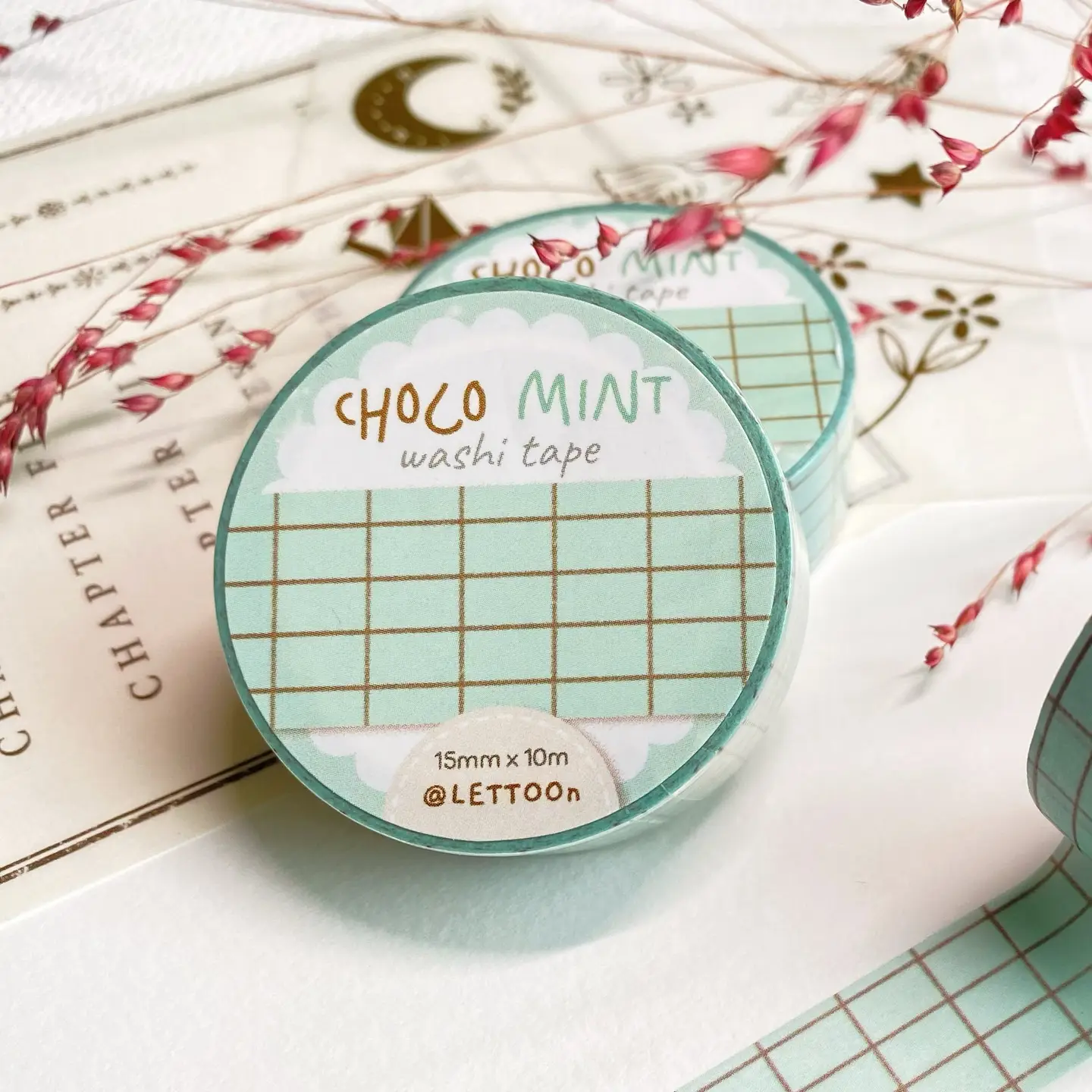 Lettoon Washiteippi Choco Mint - Image 2