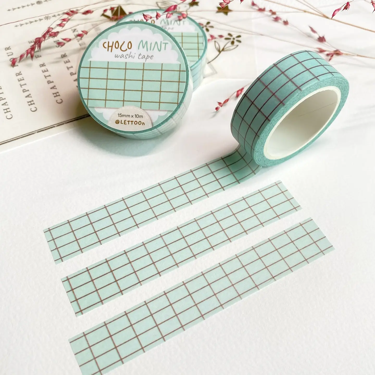 Lettoon Washiteippi Choco Mint - Image 3