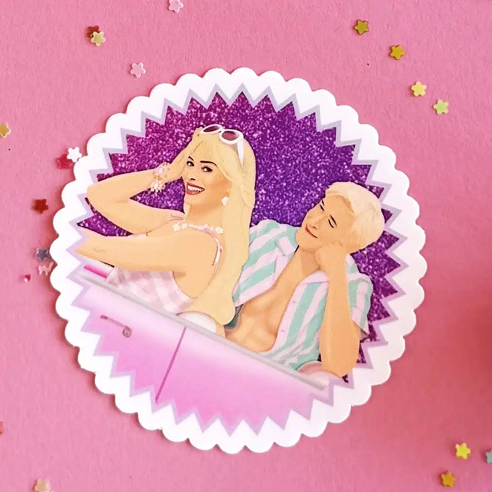 Shop Trimmings • Vinyylitarra Barbie Movie Barbie & Ken - Image 2