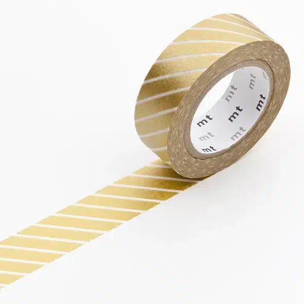 mt masking tape • Washiteippi Stripe gold