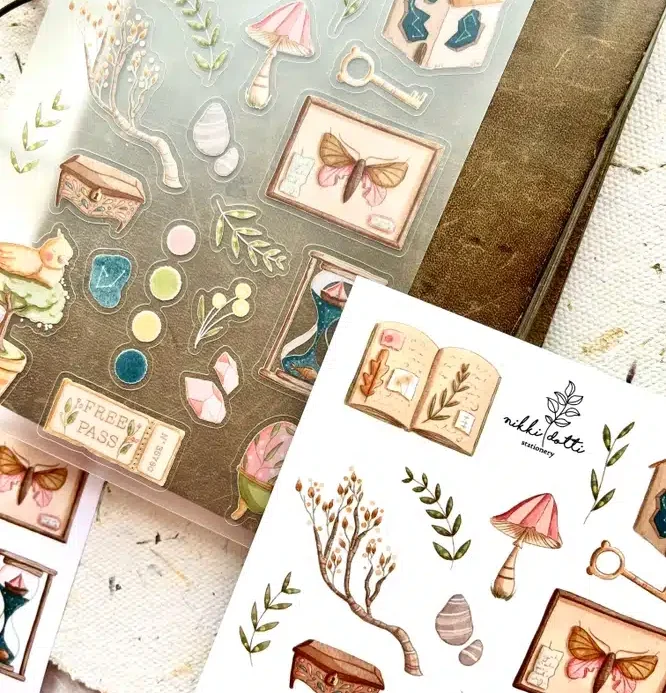 Nikki Dotti • Tarra-arkkisetti Tiny Treasures - Image 2