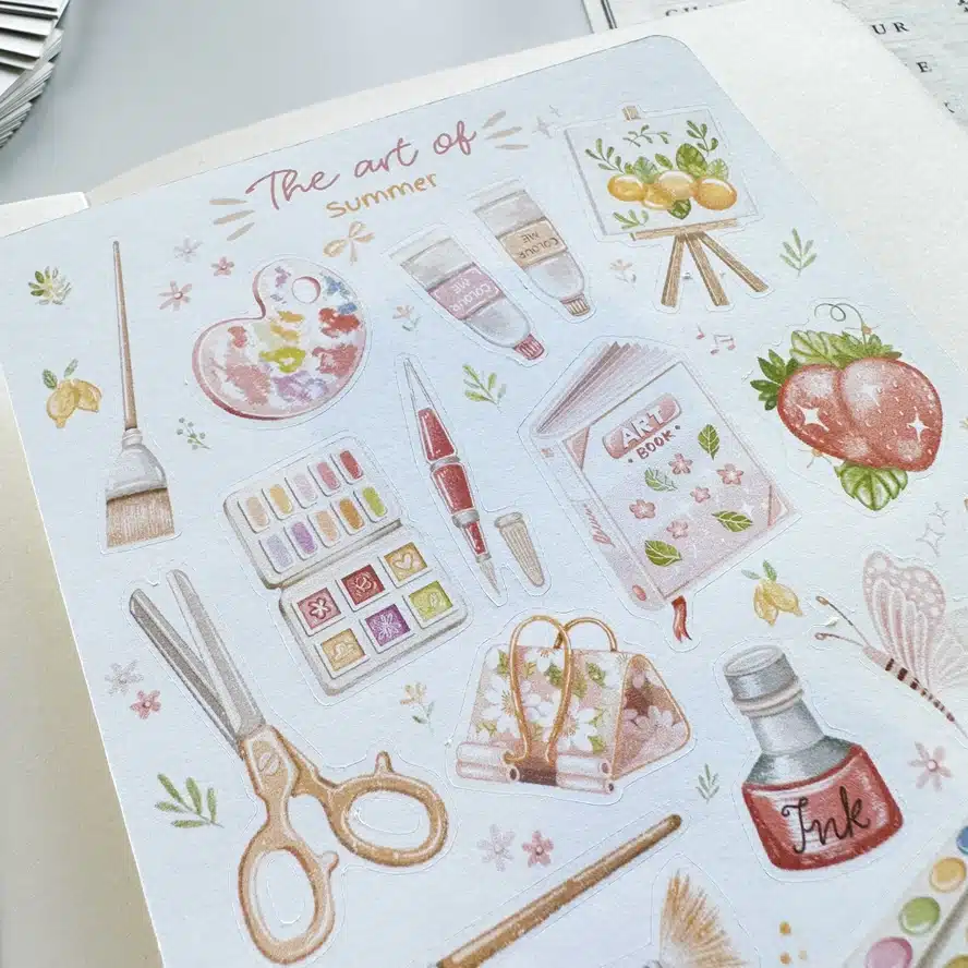 Lettoon • Tarra-arkki the Art of Summer - Image 6