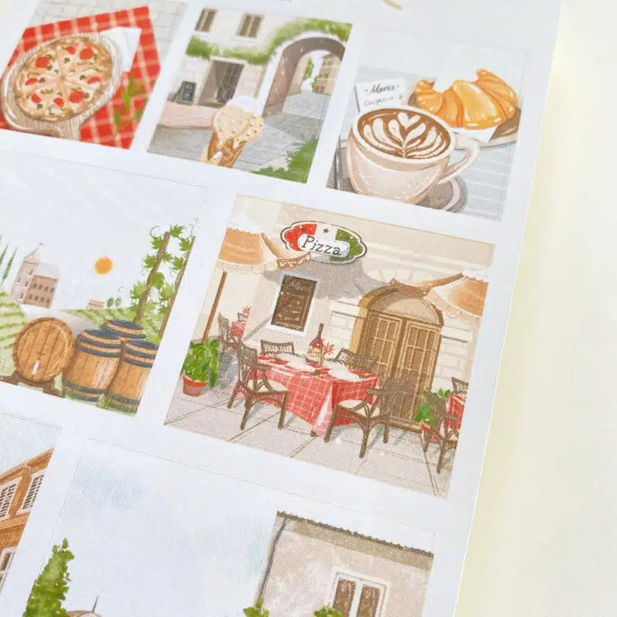 Lettoon • Tarra-arkki Inspired By Italy - Image 7