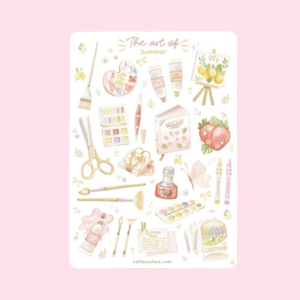 Lettoon • Tarra-arkki • The Art of Summer