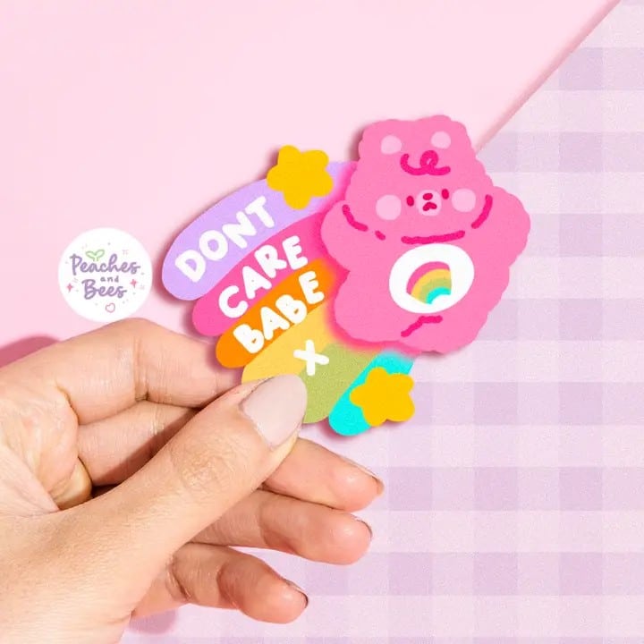 Peaches and Bees • Vinyylitarra Rainbow Bear