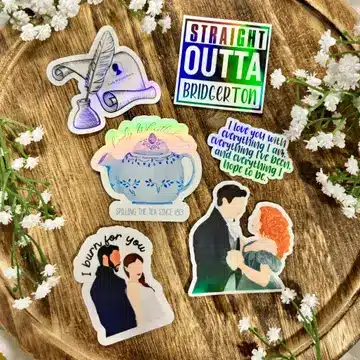 Awfullynerdy.co • Vinyylitarrat Bridgerton setti