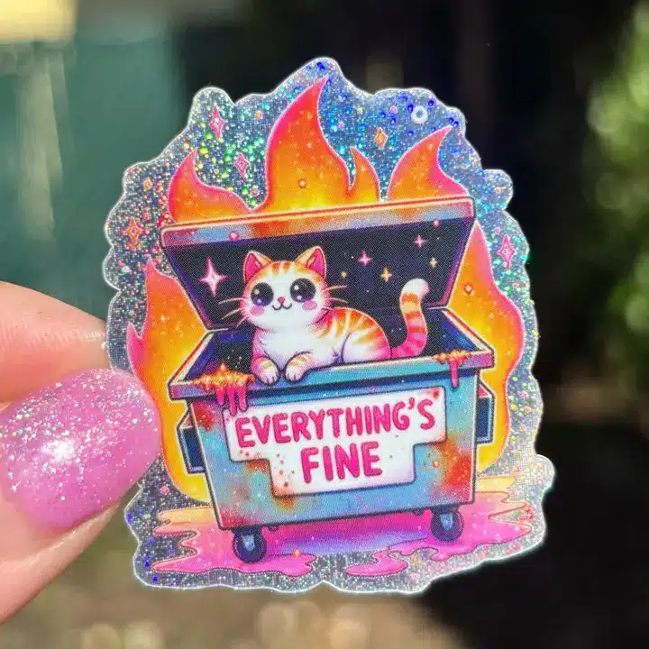 Awfullynerdy.co • Vinyylitarra Everything Is Fine - Image 2