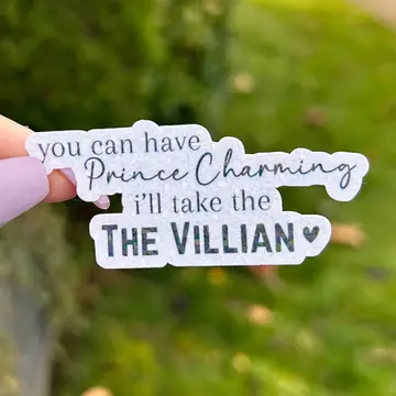 Awfullynerdy.co • Vinyylitarra I´ll Take the Villain