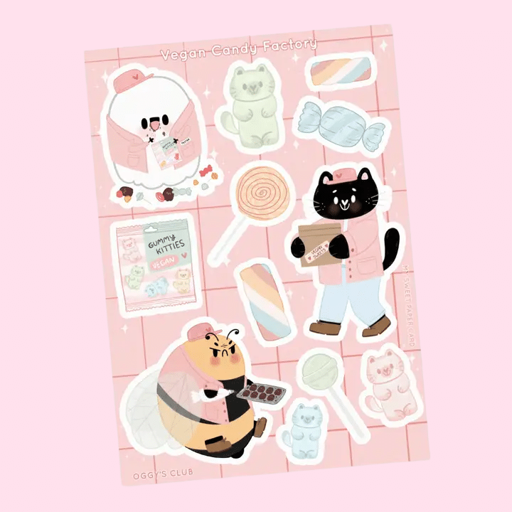 My Sweet Paper Card • Tarra-arkki • Candy Factory