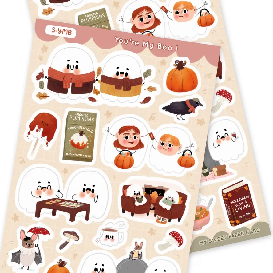 My Sweet Paper Card • Tarra-arkki • Halloween Ghost - Image 3