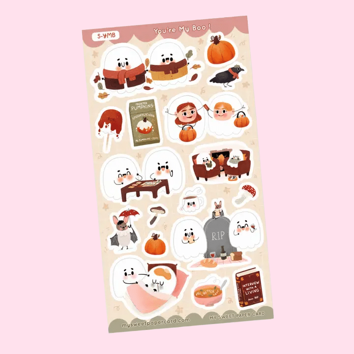 My Sweet Paper Card • Tarra-arkki • Halloween Ghost