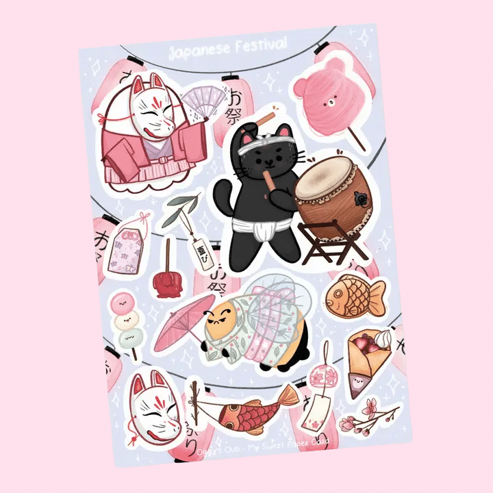 My Sweet Paper Card • Tarra-arkki • Japanese Festival