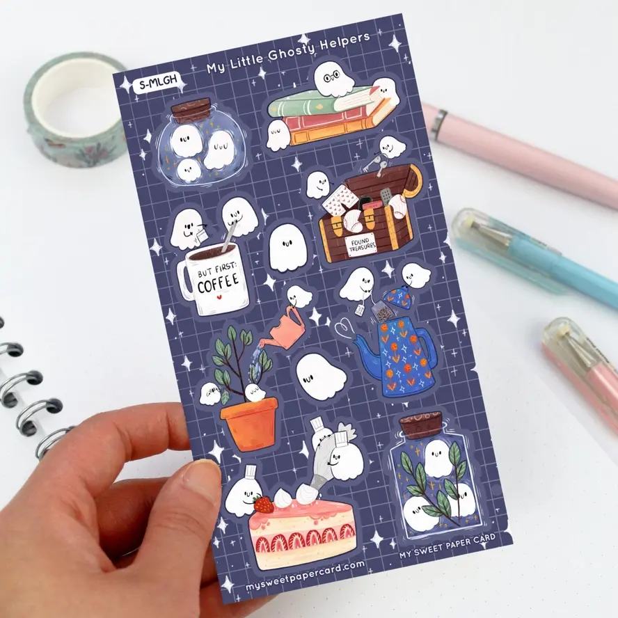 My Sweet Paper Card • Tarra-arkki • My Little Ghosty Helpers - Image 2