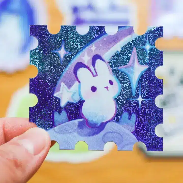 Thousand Skies • Vinyylitarra • Rabbit in Outerspace Stamp